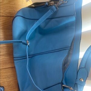 Blue Leather Women's Bag